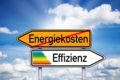 Hinweisschilder Energie